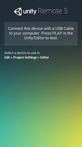 اسکرین شات برنامه Unity Remote 5 2