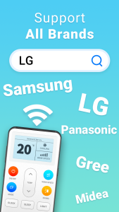 اسکرین شات 1 برنامه AC Remote Control (Remote AC)