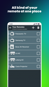 اسکرین شات برنامه Remote Control for All TV 4