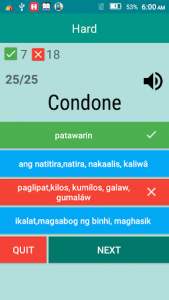 اسکرین شات برنامه English to Tagalog Dictionary 5