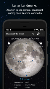 اسکرین شات 2 برنامه Phases of the Moon