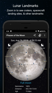 اسکرین شات برنامه Phases of the Moon 2