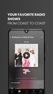 اسکرین شات 4 برنامه Uforia: Radio, Podcast, Music