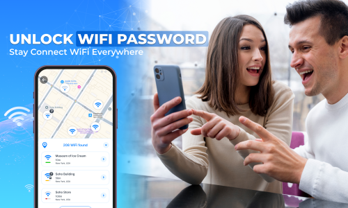 اسکرین شات برنامه WiFi Scanner - WiFi Password 1