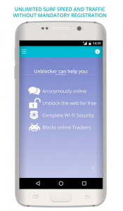 اسکرین شات برنامه Vpn Free Unblocker unlimited 5