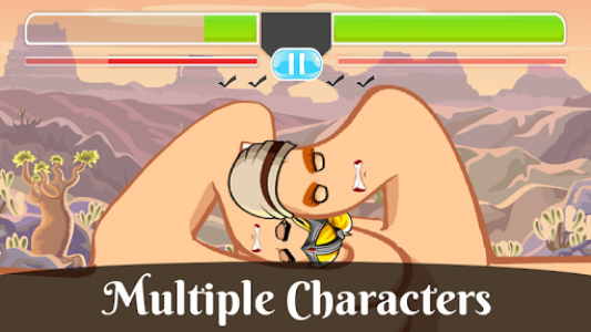 اسکرین شات بازی Furious Thumbs: Double Player Thumb Fighter Game 2