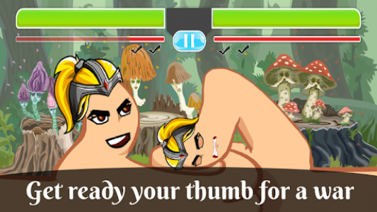 اسکرین شات بازی Furious Thumbs: Double Player Thumb Fighter Game 3