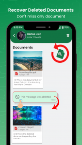 اسکرین شات 6 برنامه Recover Deleted Chat - Unseen