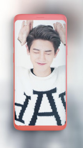اسکرین شات برنامه EXO Chanyeol wallpaper Kpop HD new 7