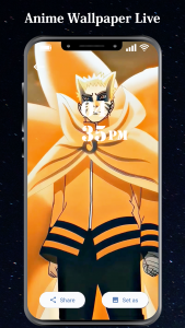 اسکرین شات 6 برنامه Anime Wallpaper Theme App icon