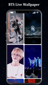 اسکرین شات برنامه BTS Wallpaper Theme App Icons 3