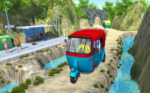 اسکرین شات بازی Tuk Tuk Simulator Transport Driver 3D 1