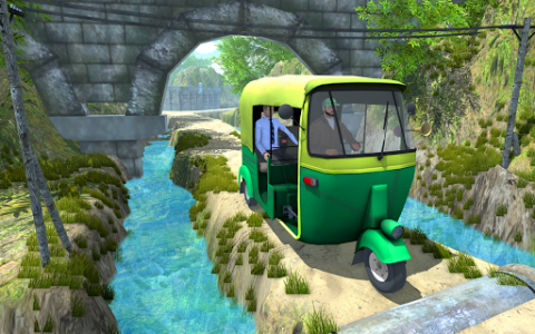 اسکرین شات بازی Tuk Tuk Simulator Transport Driver 3D 4