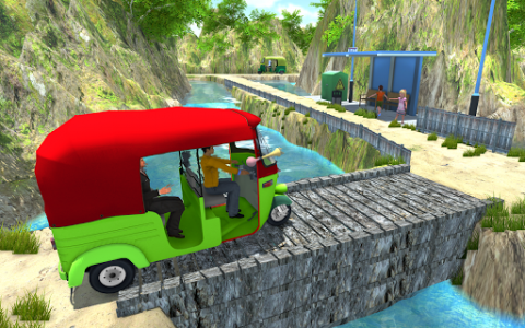 اسکرین شات بازی Tuk Tuk Simulator Transport Driver 3D 2