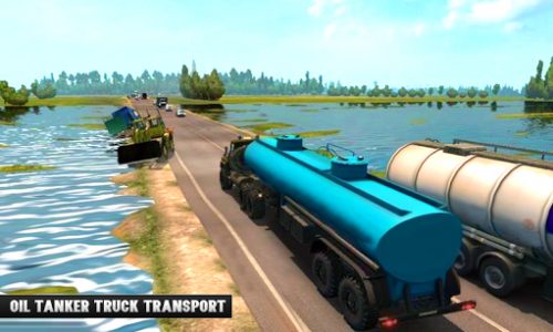 اسکرین شات بازی Oil Tanker Truck Transport Cargo Driving Simulator 3
