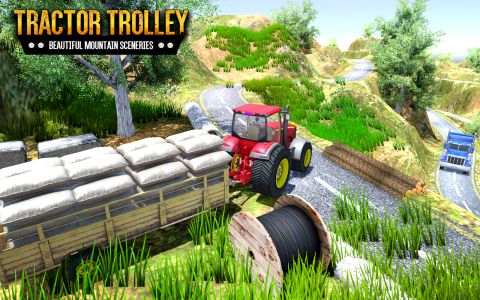 اسکرین شات بازی Tractor Trolley Driving Sim 3D 2