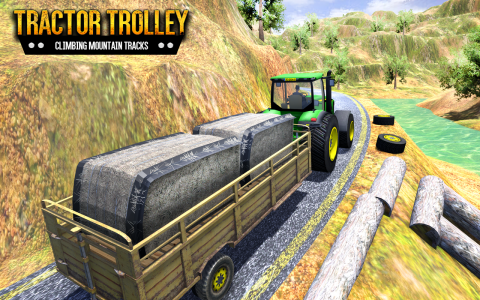 اسکرین شات بازی Tractor Trolley Driving Sim 3D 4