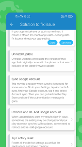 اسکرین شات 7 برنامه Update Fix Info (Services)