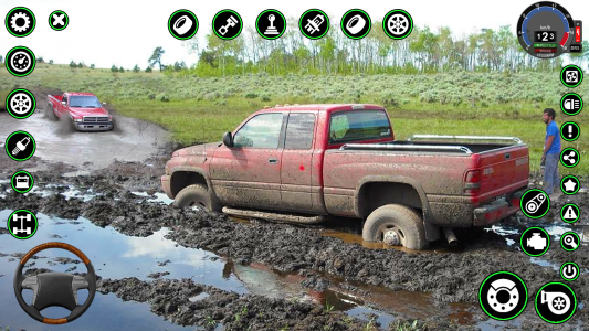 اسکرین شات 2 برنامه Pickup Truck 4x4 Simulator