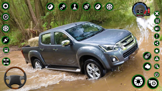 اسکرین شات 3 برنامه Pickup Truck 4x4 Simulator