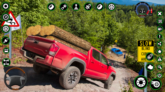 اسکرین شات 1 برنامه Pickup Truck Simulator Offroad