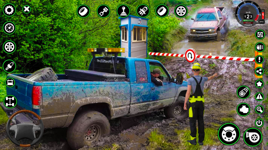 اسکرین شات 4 برنامه Pickup Truck Simulator Offroad