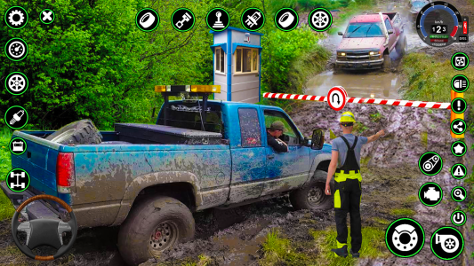 اسکرین شات 4 برنامه Pickup Truck 4x4 Simulator