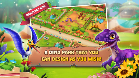 اسکرین شات بازی Dinosaur Park – Primeval Zoo 1