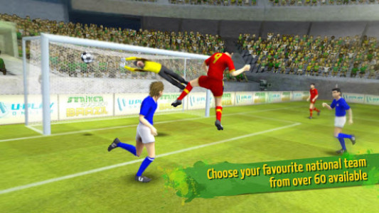 اسکرین شات بازی Striker Soccer Brazil 1