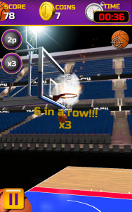 اسکرین شات بازی Swipe Basketball 2