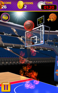 اسکرین شات بازی Swipe Basketball 5