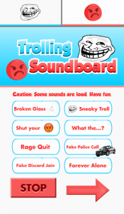 اسکرین شات برنامه Trolling Soundboard 2