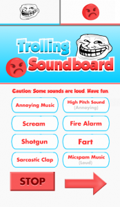 اسکرین شات برنامه Trolling Soundboard 3