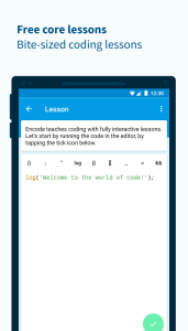 اسکرین شات برنامه Encode: Learn to Code 2