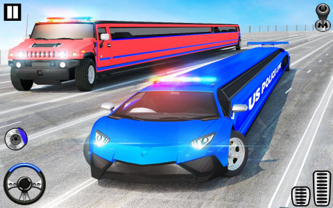 اسکرین شات بازی US Police Transport Car Games 5