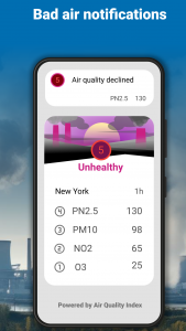 اسکرین شات 3 برنامه Air - Pollution around you