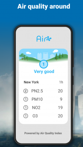 اسکرین شات 1 برنامه Air - Pollution around you