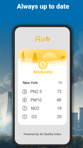 اسکرین شات 2 برنامه Air - Pollution around you
