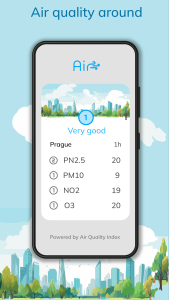 اسکرین شات 1 برنامه Air - Pollution around you