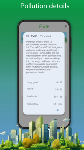 اسکرین شات 5 برنامه Air - Pollution around you