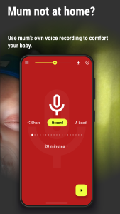 اسکرین شات 5 برنامه BabySleep: Whitenoise lullaby