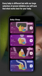 اسکرین شات 4 برنامه BabySleep: Whitenoise lullaby