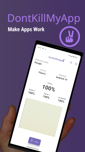 اسکرین شات 1 برنامه DontKillMyApp: Make apps work