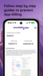 اسکرین شات 3 برنامه DontKillMyApp: Make apps work