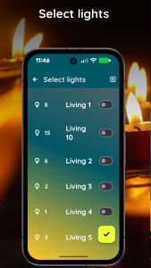 اسکرین شات 6 برنامه hueManic: HUE / Tradfri Show