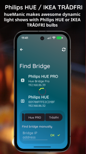 اسکرین شات 5 برنامه hueManic: HUE / Tradfri Show