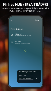 اسکرین شات 6 برنامه hueManic: HUE / Tradfri Show