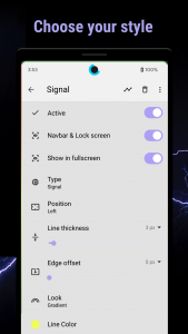 اسکرین شات 4 برنامه PowerLine: Status bar meters