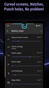 اسکرین شات برنامه PowerLine: Status bar meters 5