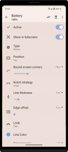 اسکرین شات برنامه PowerLine: Status Bar meters 8